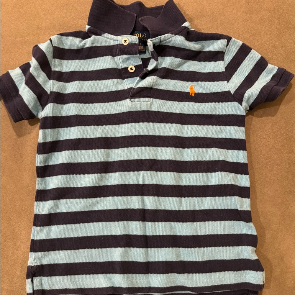 Blue Ralph Lauren polo 2 buttons shirt boys